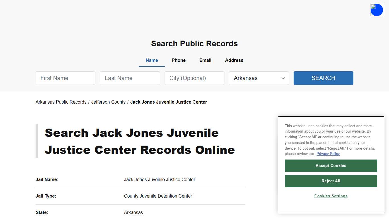 Jack Jones Juvenile Justice Center - Jefferson - Arkansas - TPI
